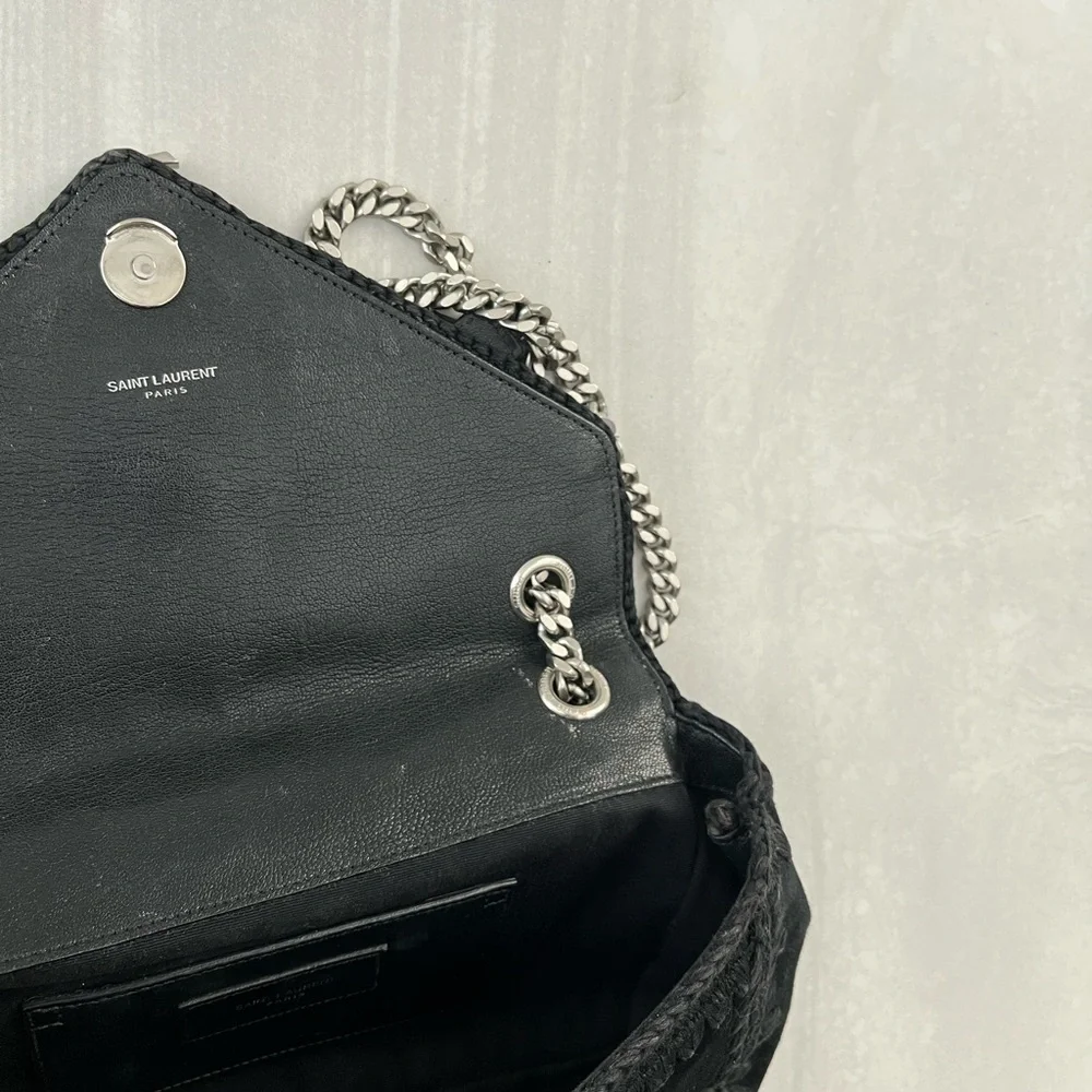 Yves Saint Laurent Black Quilted Shoulder Bag - Picture 10 of 11